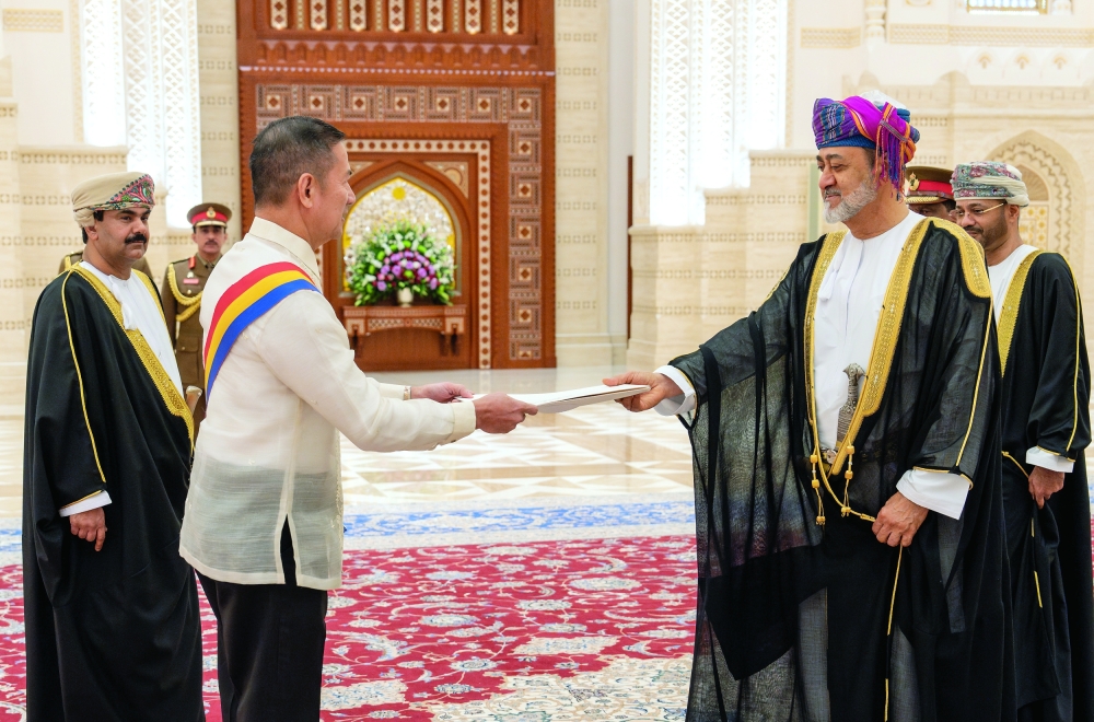 Raul Hernandez, Ambassador of the Republic of the Philippines to the Sultanate of Oman.
