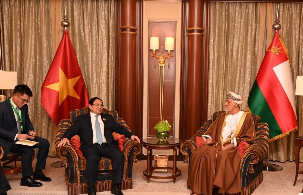 HH Sayyid Shihab bin Tarik al Said, Deputy Prime Minister for Defence Affairs held a meeting on the sidelines of the GCC-ASEAN Summit on Friday with Phạm Minh Chính, Prime Minister of the Socialist Republic of Vietnam