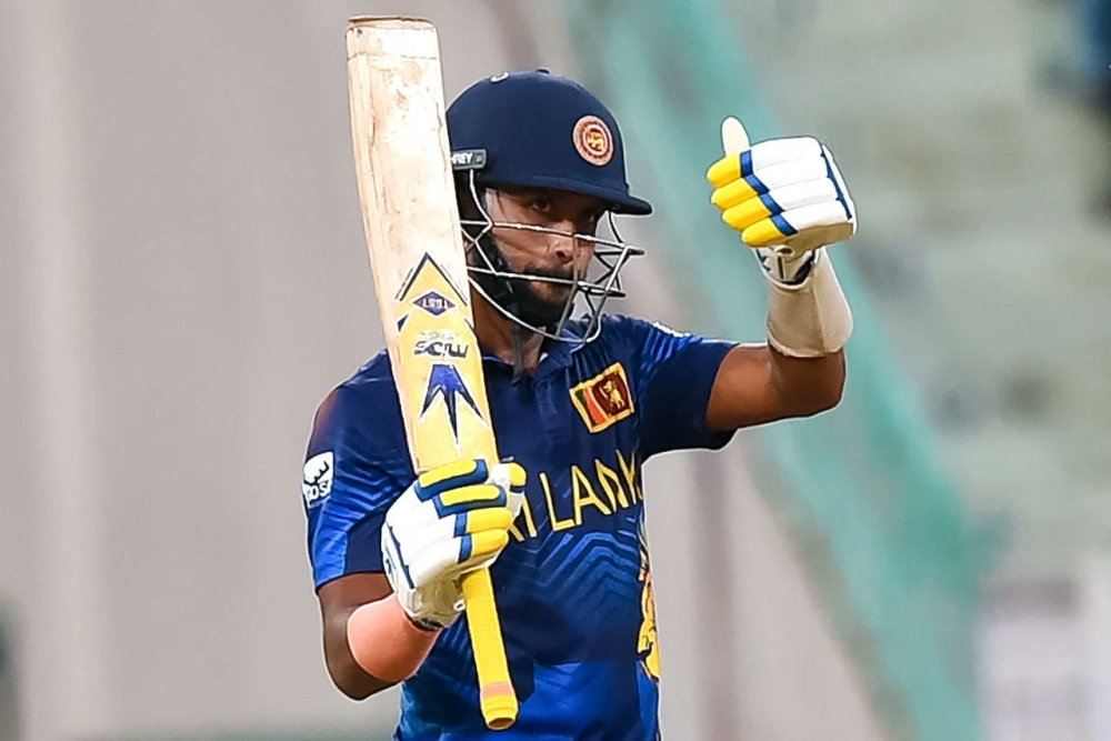 Sri Lanka player celebrate after win against  Netherlands