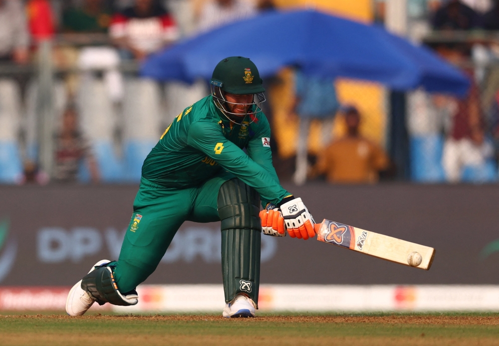 South Africa's Heinrich Klaasen in action.—Reuters 
