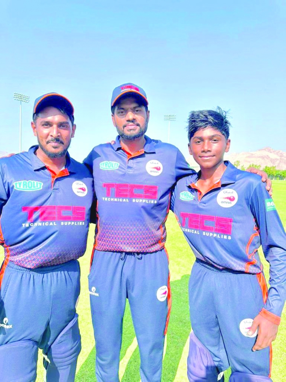(L-R) Shanidh KT, Jaleel K and Prathiesh HR