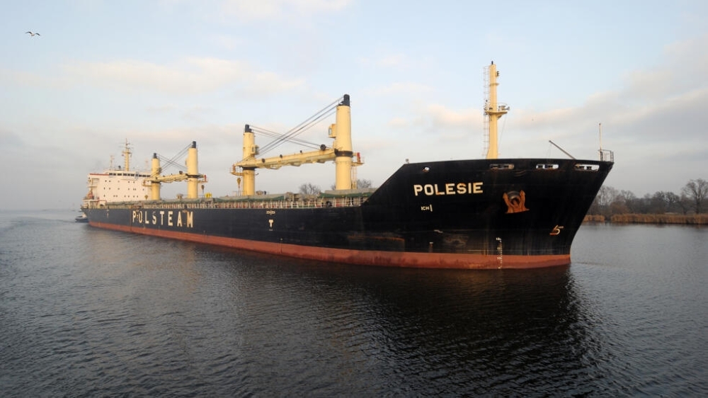 The Polesie cargo ship was travelling from Hamburg to La Coruna in Spain. — AFP file photo