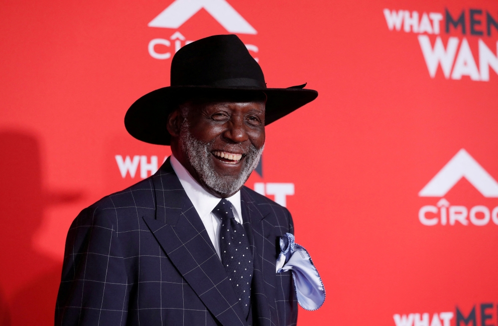 FILE PHOTO:  Cast member Richard Roundtree poses at the premiere of the movie "What Men Want" in Los Angeles, California, U.S.  January 28, 2019. REUTERS/Mario Anzuoni/File Photo
