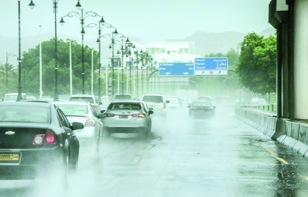Rains are reported in some parts of Muscat Governorate.