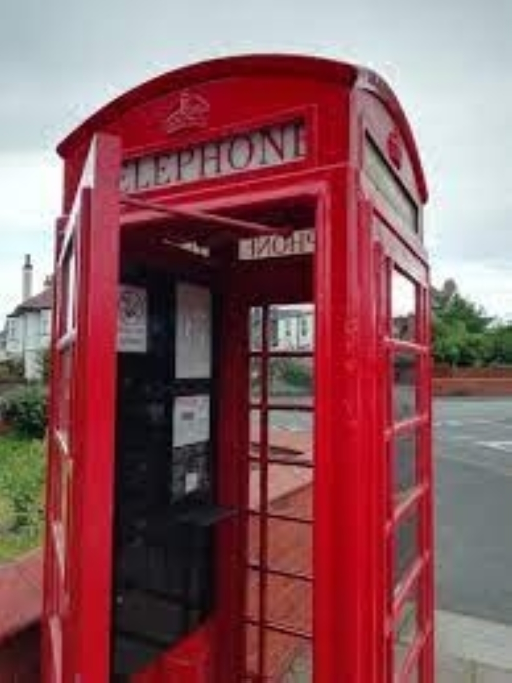 Iconic red phone boxes 