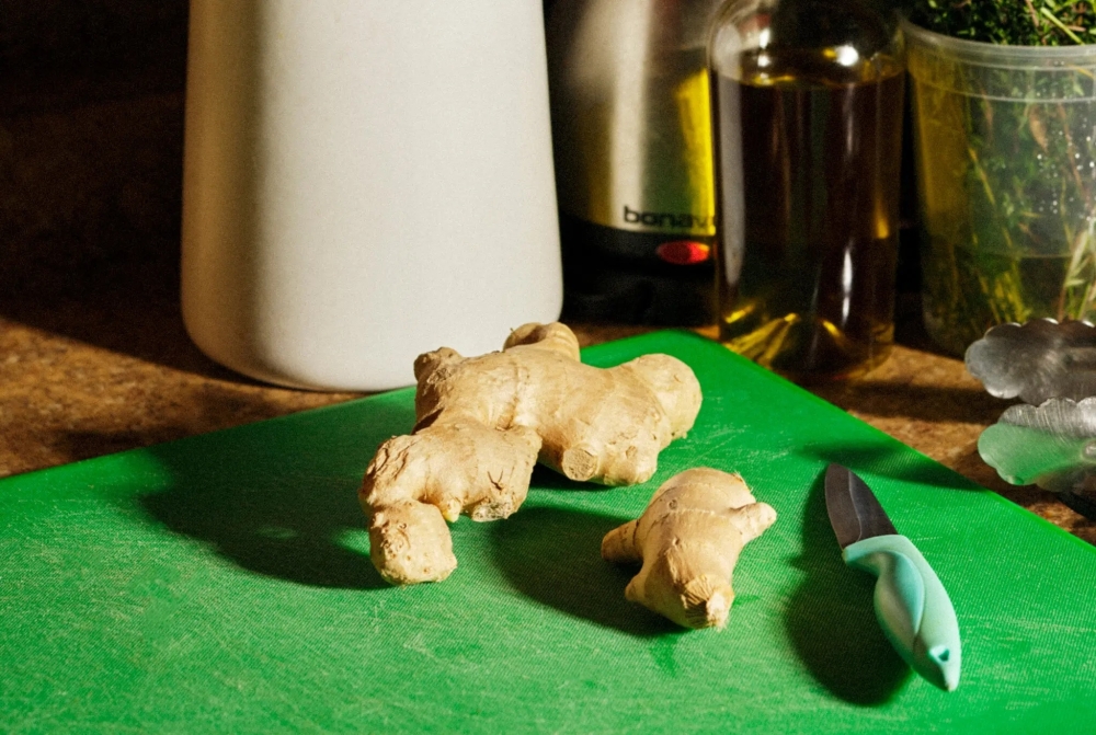 “Ginger and turmeric together is a really, really nice combination,” Dr. Romm said, adding that when she’s dealing with a sore throat, she brews herself ginger-turmeric tea.