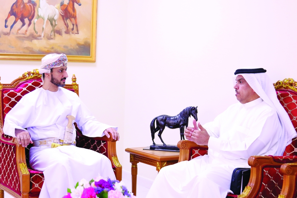 Sayyid Munther bin SaifAl Busaidi (L), Dr. Juma bin Ahmedal Kaabi (R)