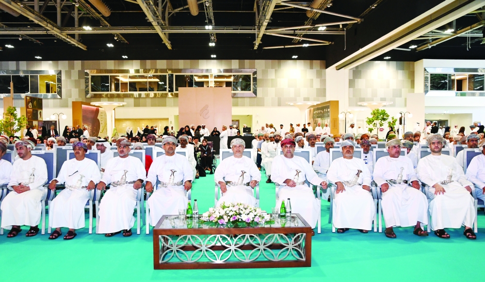 The proceedings began with a panel discussion titled 'Urban Resilience and Lessons Learned from Climate Conditions in the Sultanate of Oman' under the auspices of Sultan bin Salim al Habsi, Minister of Finance. — ONA