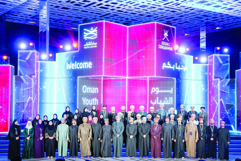 HH Sayyid Theyazin bin Haitham al Said, Minister of Culture, Sports and Youth, presided over the Omani Youth Day celebration