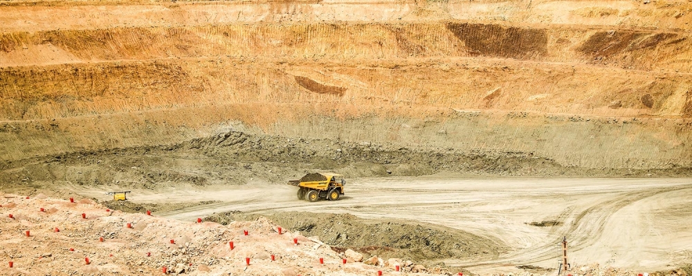 A dumper transports rocks at a gold mine, operated by Alara Resources, in this illustration image.