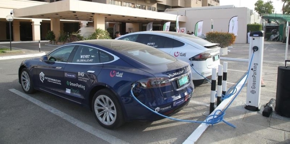 There are around 100 points for electric cars, which will go up to 300 in the next two years