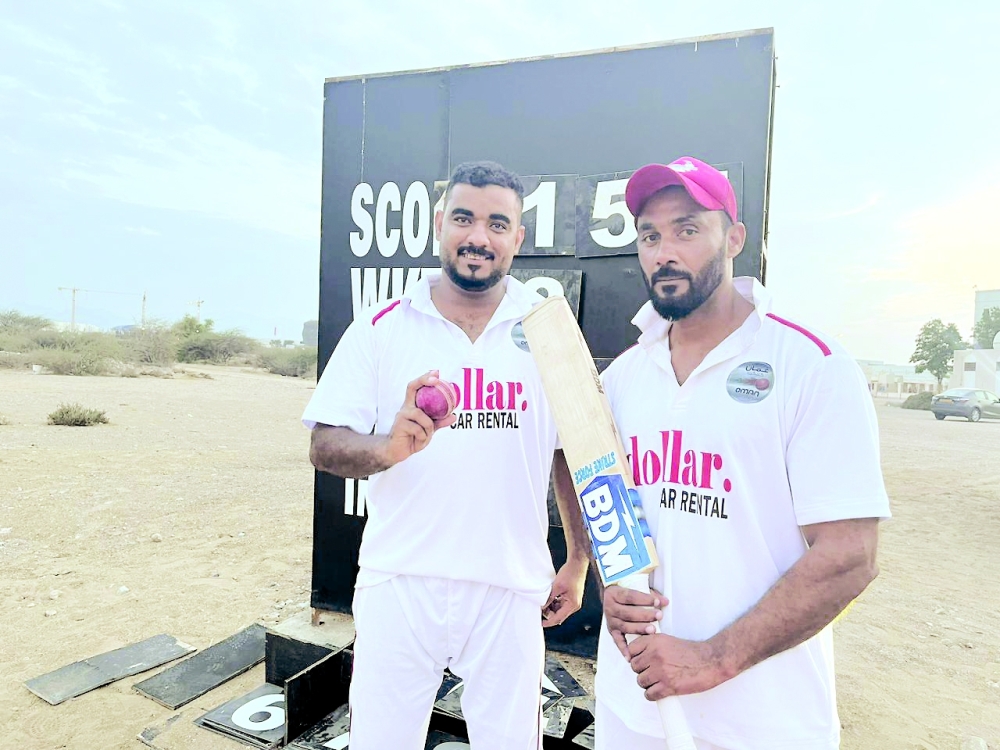 Mohammed al Balushi and Abdulaziz al Balushi of Dollar Car Rental.