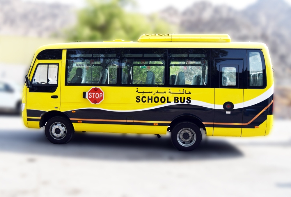 Karwa Buses have the capacity to accommodate 23 to 25 students and also comply with GCC standards.