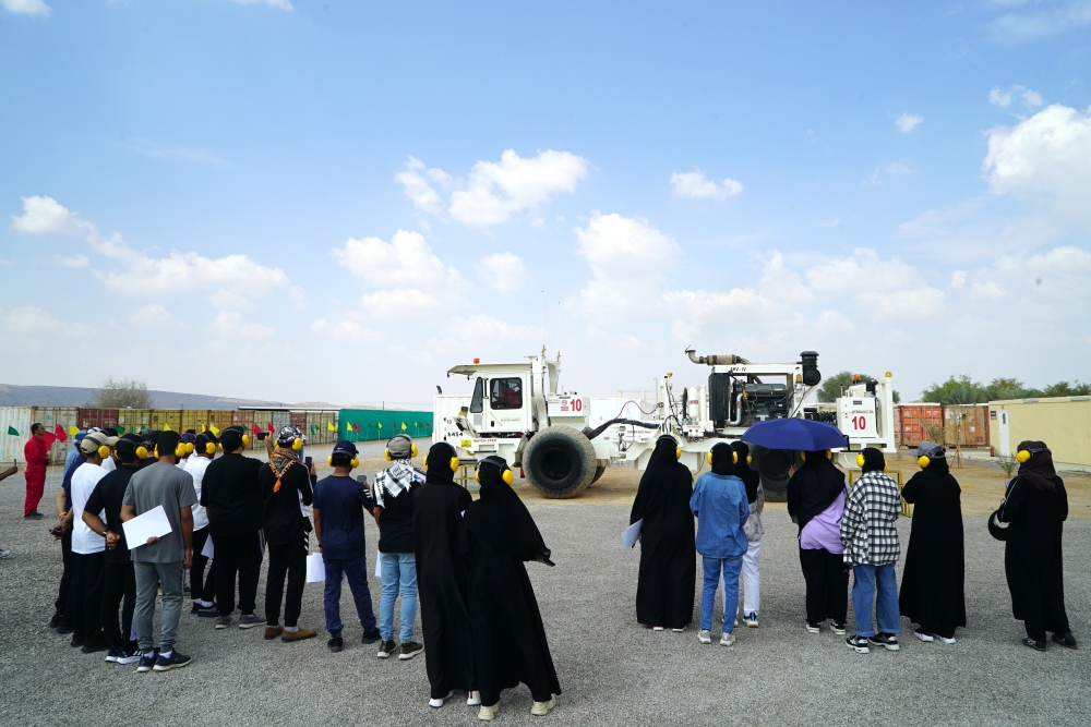 University students in BGP Oman open day ,
