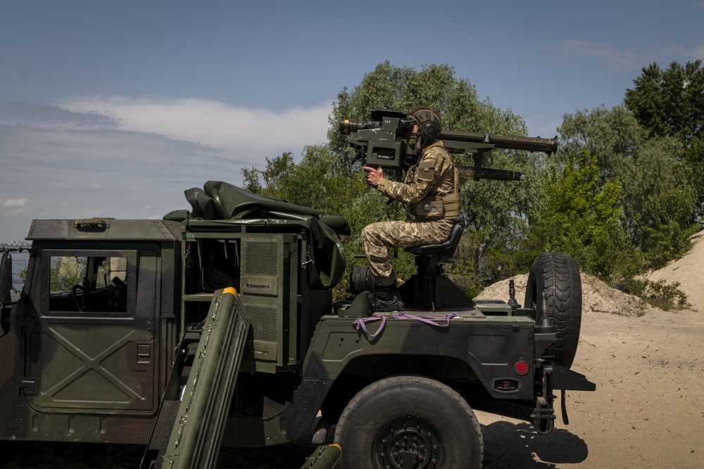 A mobile air-defence unit near Kyiv, Ukraine. 
