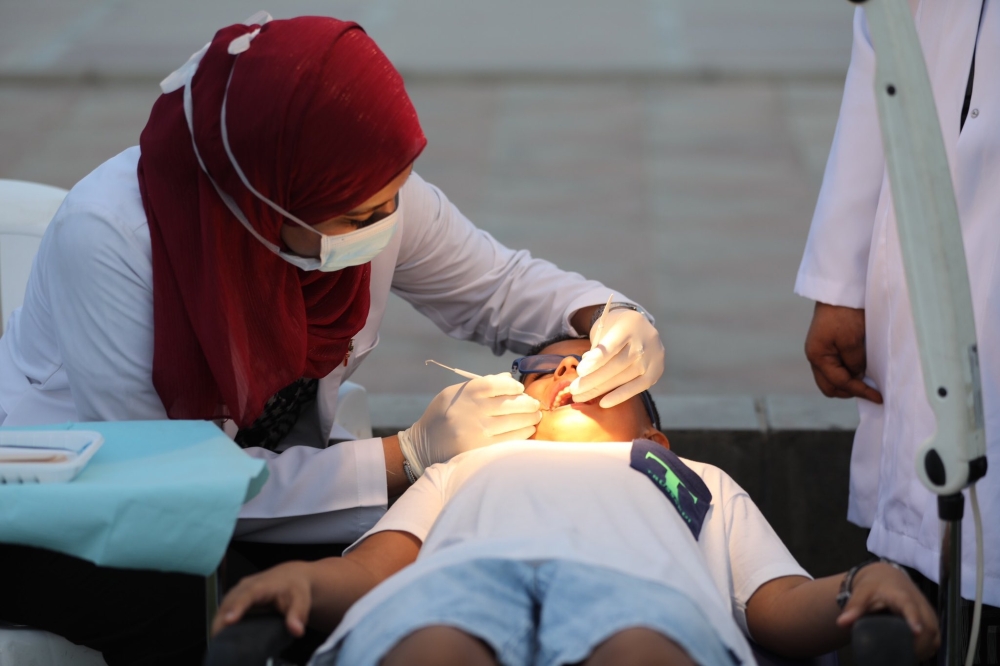 
The campaign, 'Your Health in Quitting Tobacco'  was held at Al Sahwa Gardens in Seeb