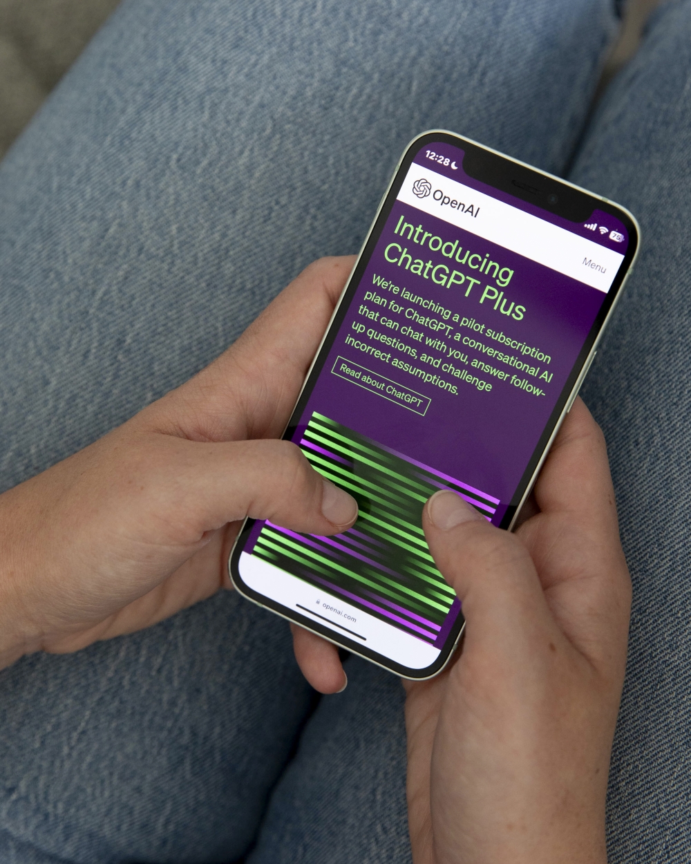 The ChatGPT website in New York, July 10, 2023. (Jackie Molloy/The New York Times)