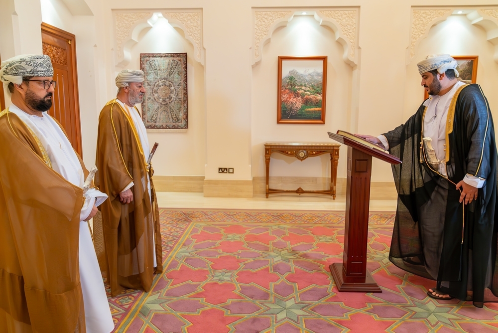 Judges take oath of office before deputy chairman of supreme judicial council