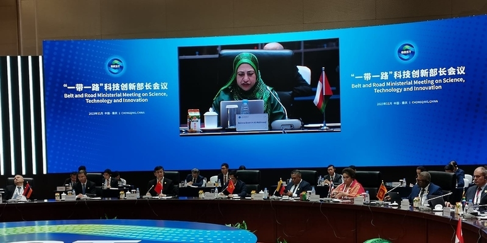 Oman’s delegation to the conference was headed by Dr Rahma Ibrahim al Mahrouqi, Minister of Higher Education, Research and Innovation. - ONA