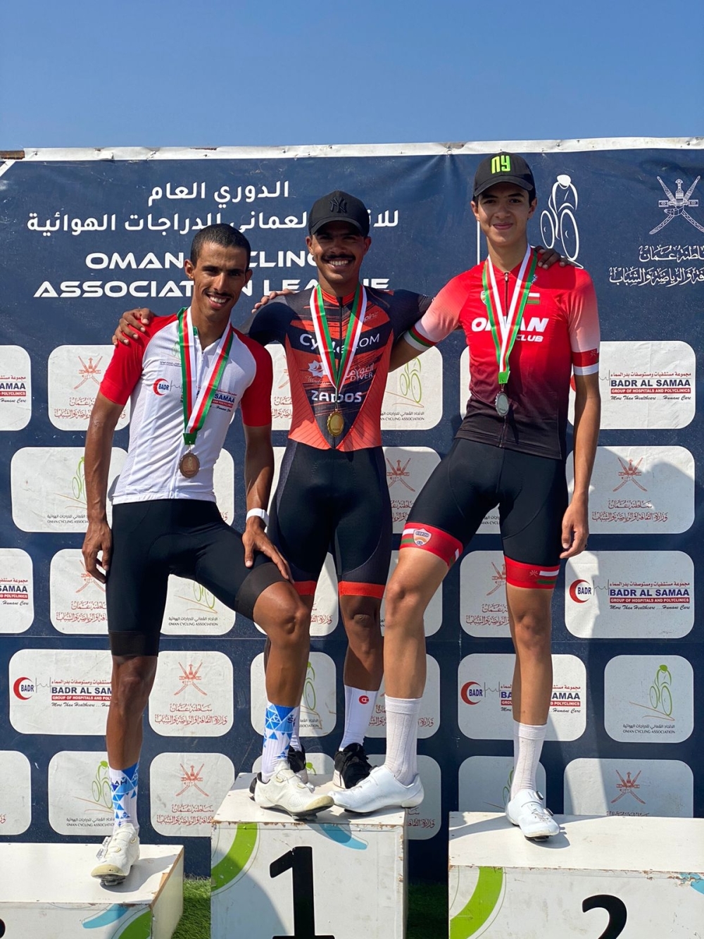 OCA League Race 3 U23 podium.