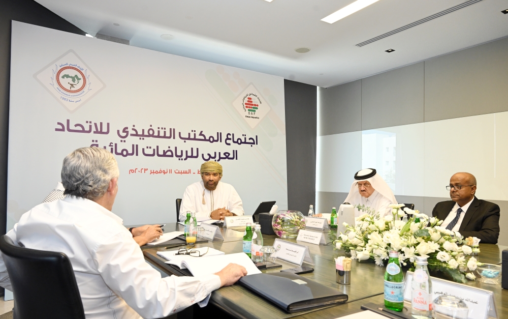 Taha al Kishry head the the Executive office meeting