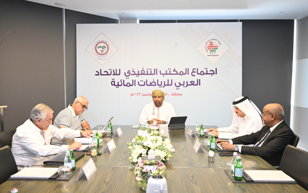 Taha al Kishry head the the Executive office meeting