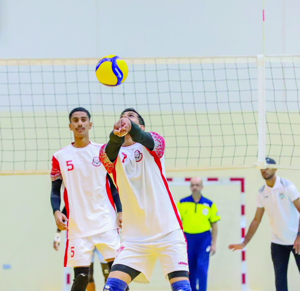 Al Salam player in action against Majees at Sohar Sports Complex