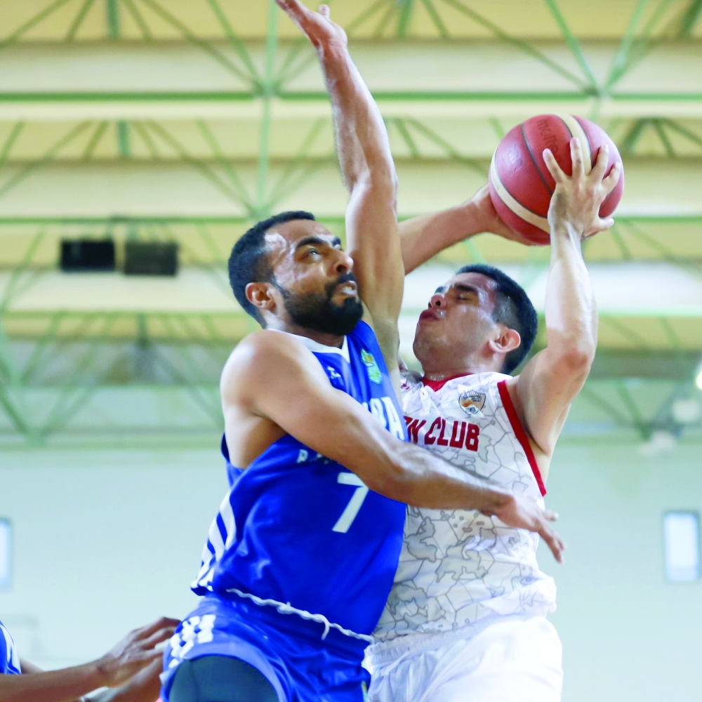 Oman player against Nizwa 