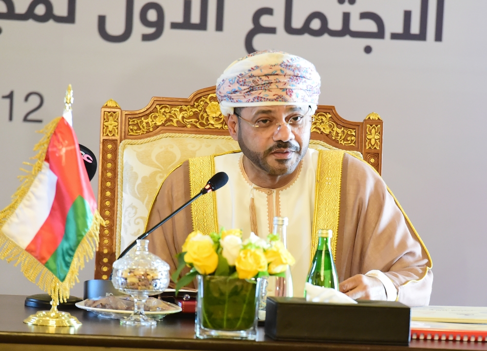 Sayyid Badr bin Hamad al Busaidi, Minister f Foreign Affairs takes part in the Omani-Saudi Coordination Council meeting 