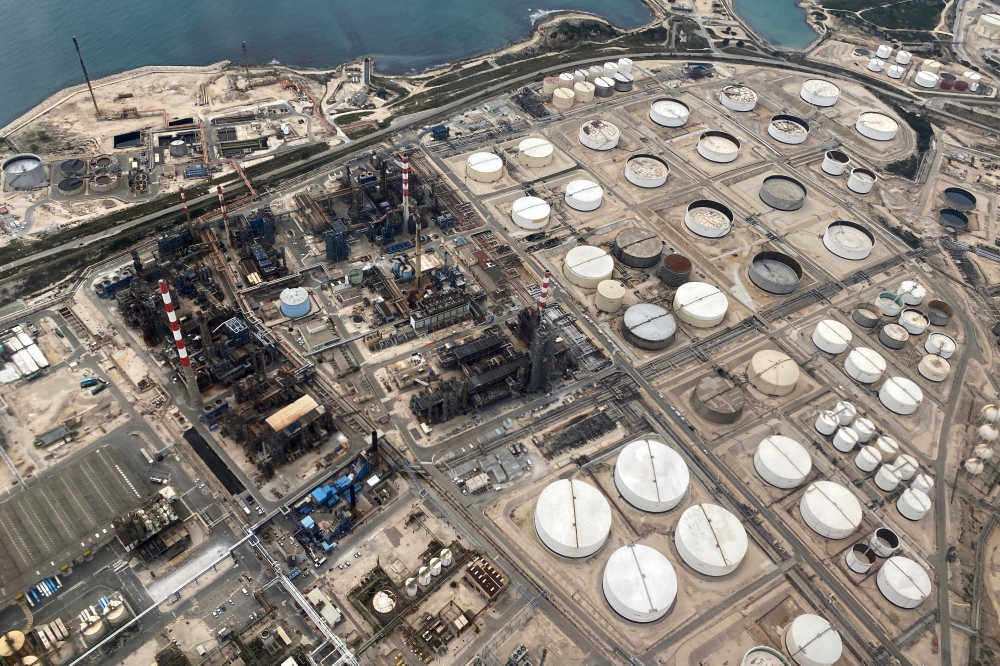 Aerial view of the Petroineos Ineos petrol refinery in Lavera._ Reuters