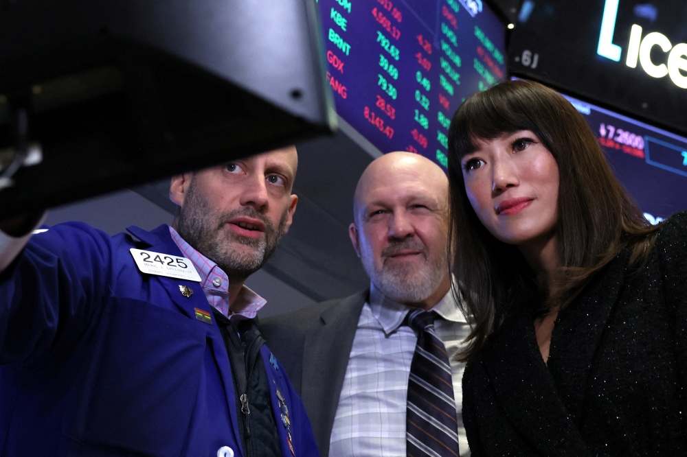 Norma Chu, founder and CEO of DayDayCook and DDC Enterprise Ltd, attends her company’s IPO on the floor at the New York Stock Exchange (NYSE) in New York City. - Reuters

