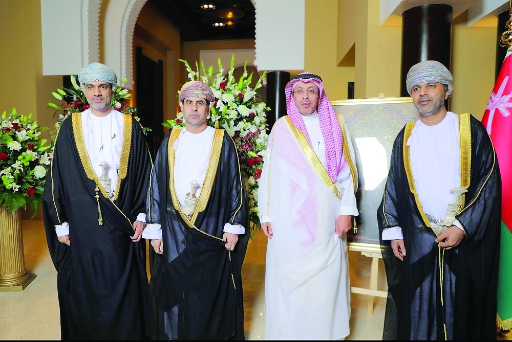 Salim bin Mohammed al Busaidy, Consul General of Oman in Jeddah, Saudi Arabia, hosted a reception on the occasion of 53rd National Day