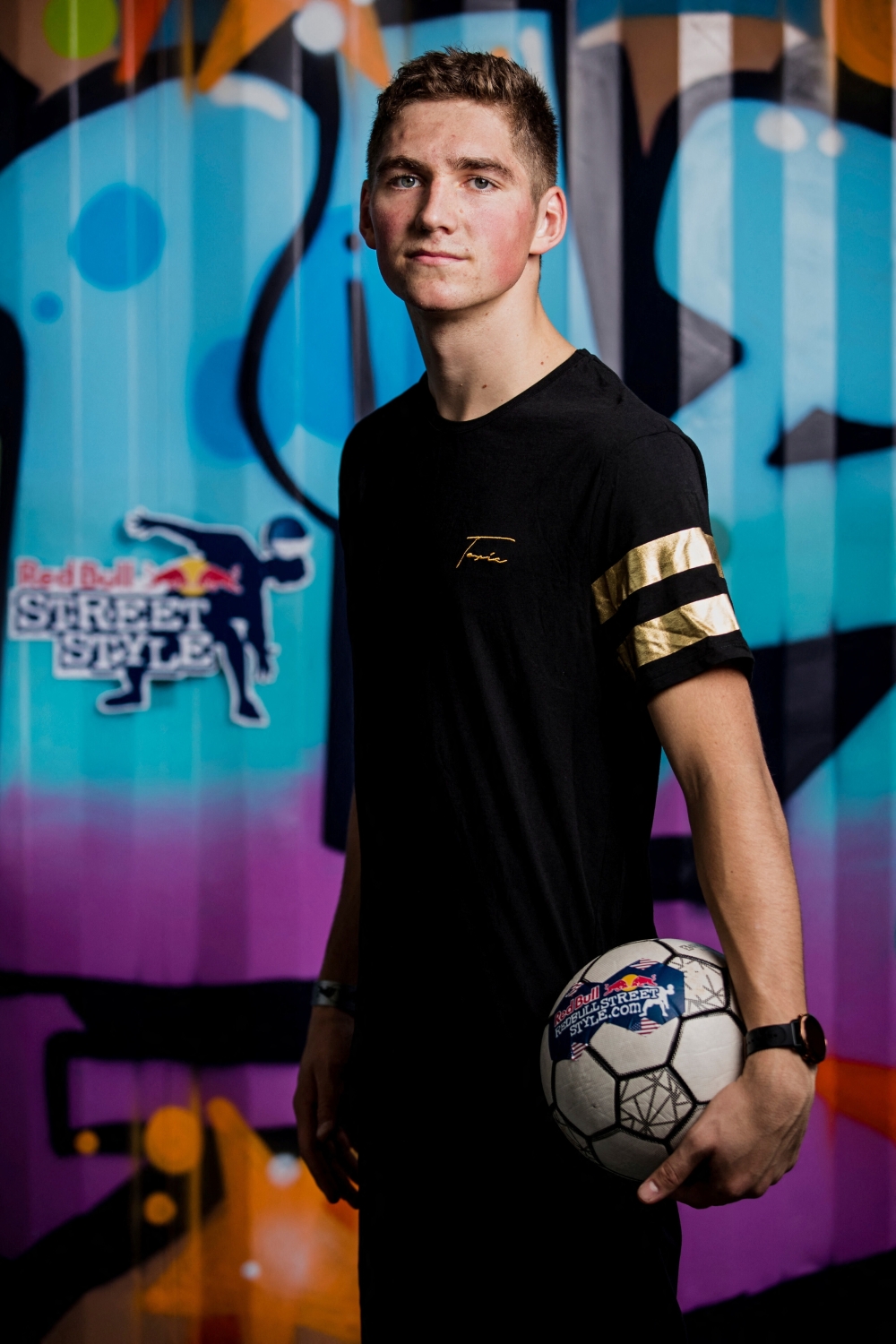 Erlend Fagerli of Norway poses for a portrait prior to the Red Bull Street Style World Final in Valencia, Spain, 2021. Samo Vidic/Red Bull Content Pool/Handout via REUTERS    THIS IMAGE HAS BEEN SUPPLIED BY A THIRD PARTY
