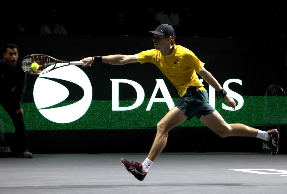 Australia's Alex de Minaur in action during the semi final against Emil Ruusuvuori. — Reuteres
