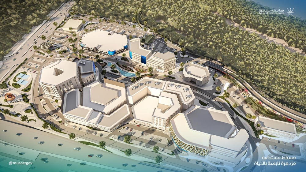 The masterplan for Qurum Commercial District