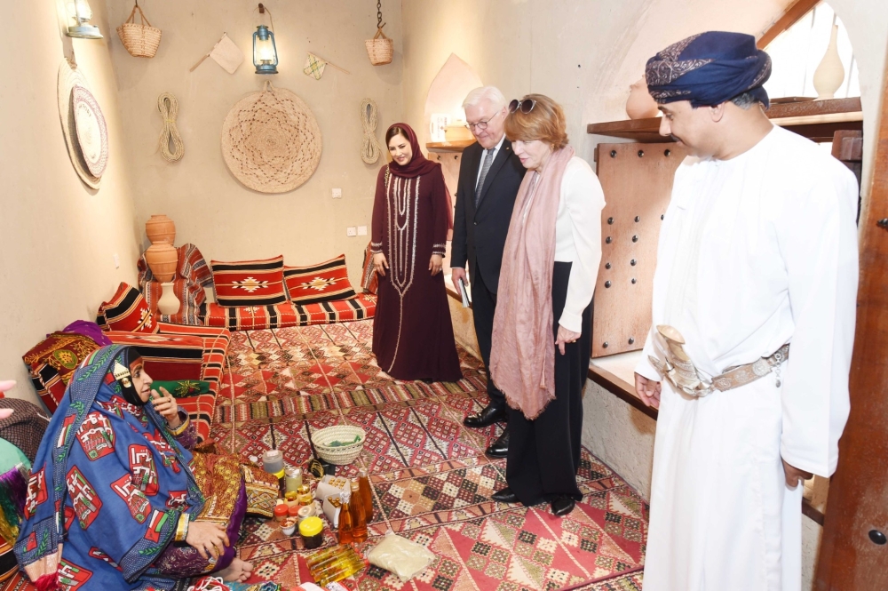 German President visits Nizwa Fort