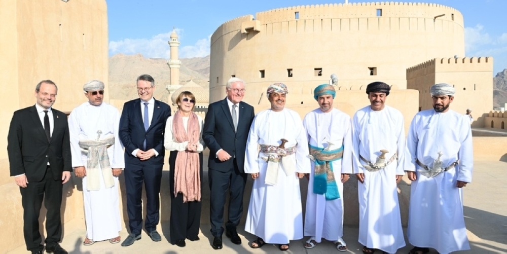 German President visits Nizwa Fort