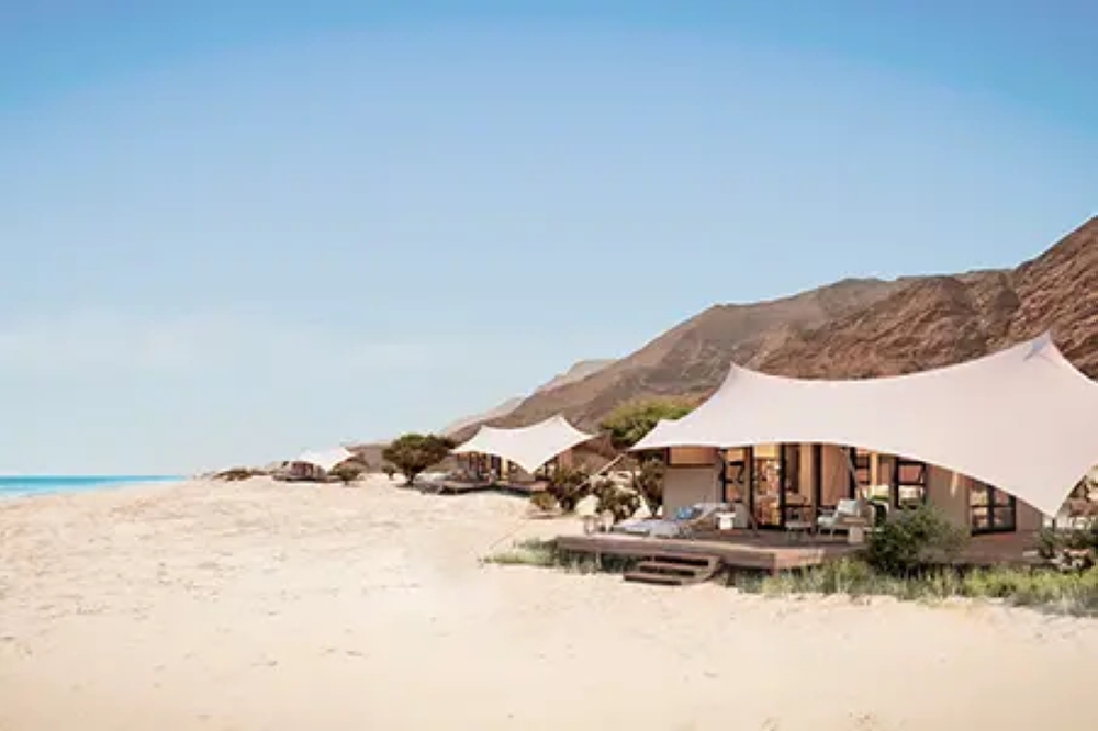 
ENVI Al Sifah is set to open in late 2025 and will feature 40 luxury sea-view tents 