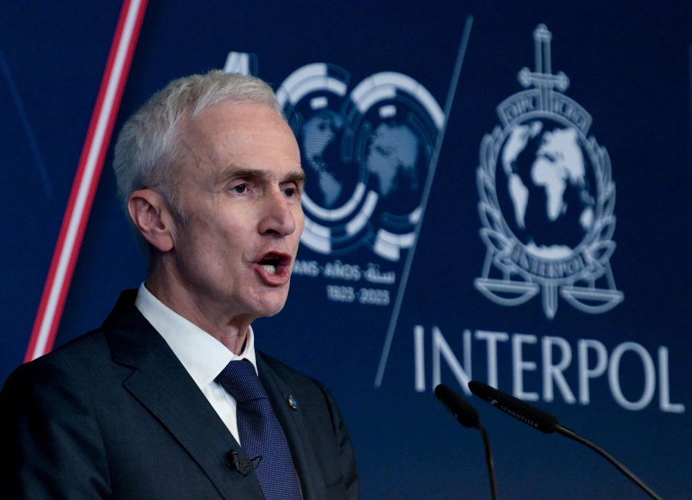 Secretary General of Interpol Jurgen Stock