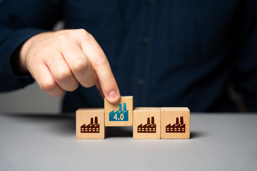 Integration of industry 4.0 into the strategy of economic development. Fourth Industrial Revolution, Internet of Things IoT, artificial intelligence AI, big data analytics, cloud computing, robotics