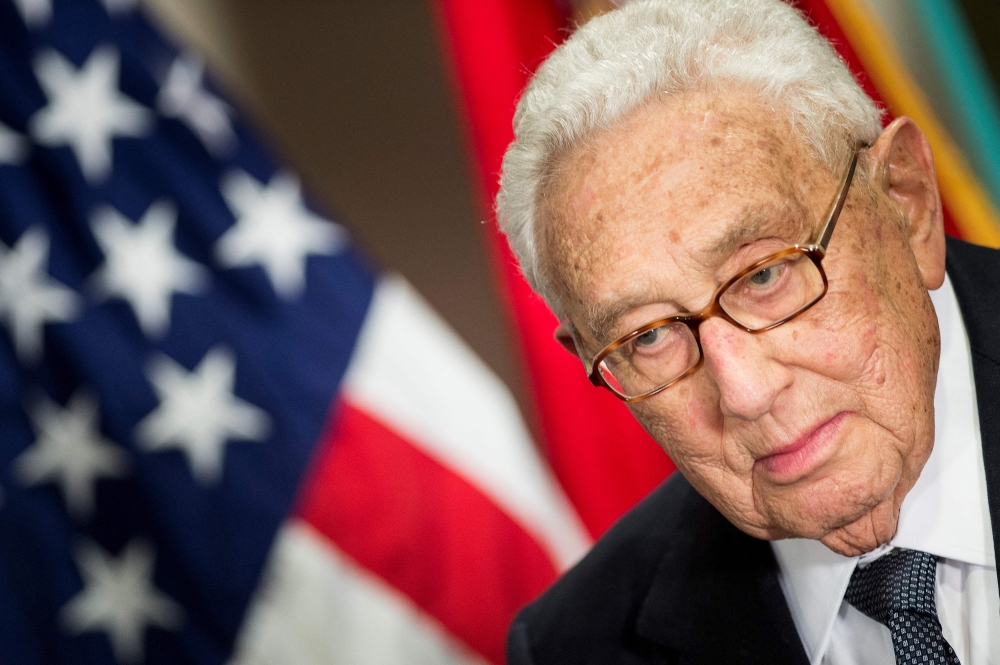 Former US Secretary of State Henry Kissinger. —  AFP file photo