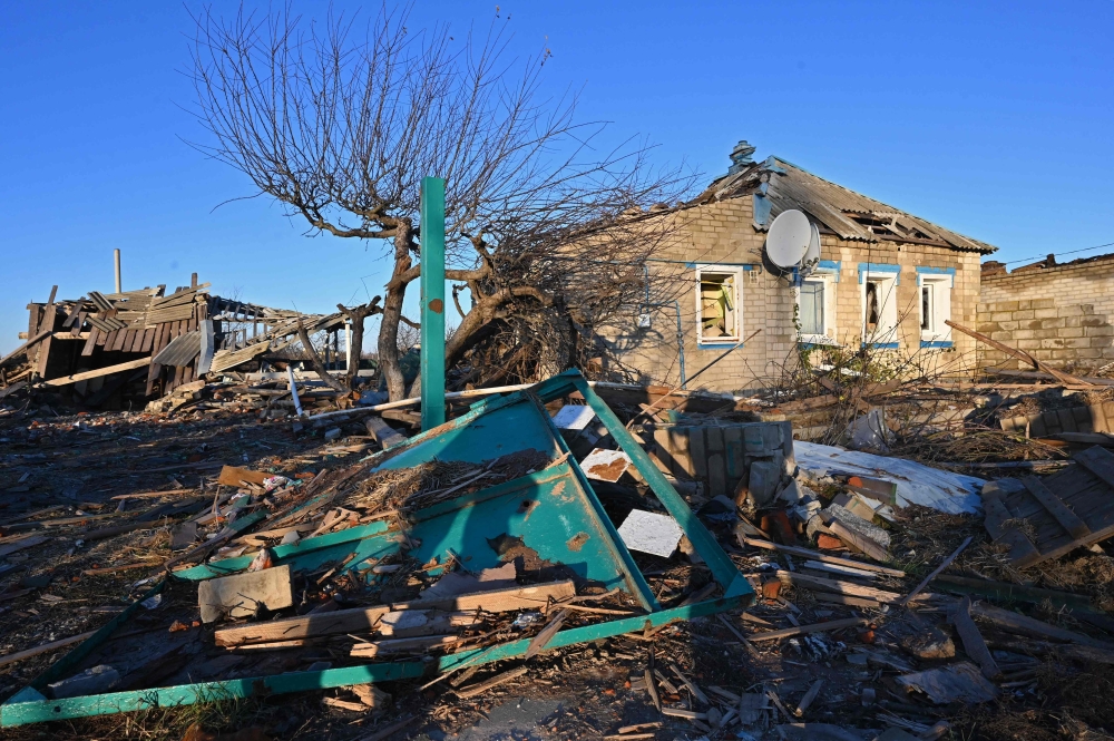 Residential buildings destroyed
