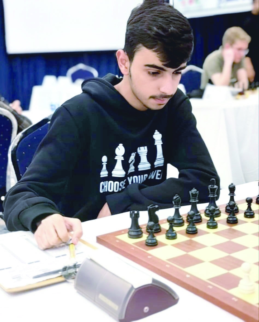 Hamoud al Busaidy in action in Kuwait