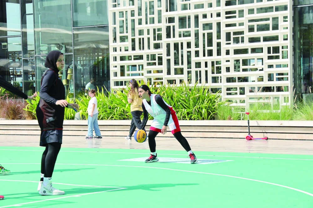 part of girls competition