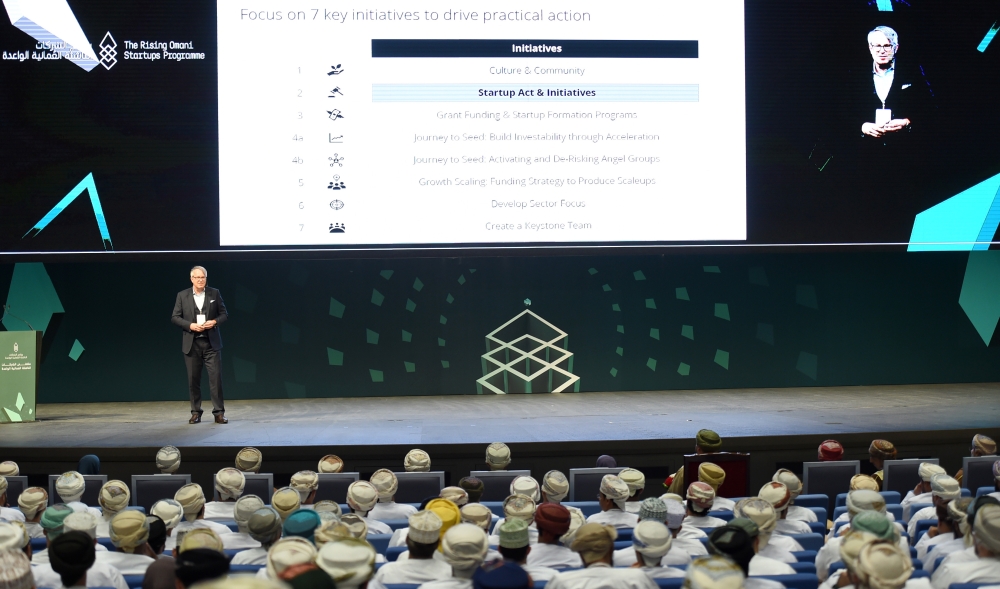 HH Sayyid Bilarab presides over opening of startups forum
