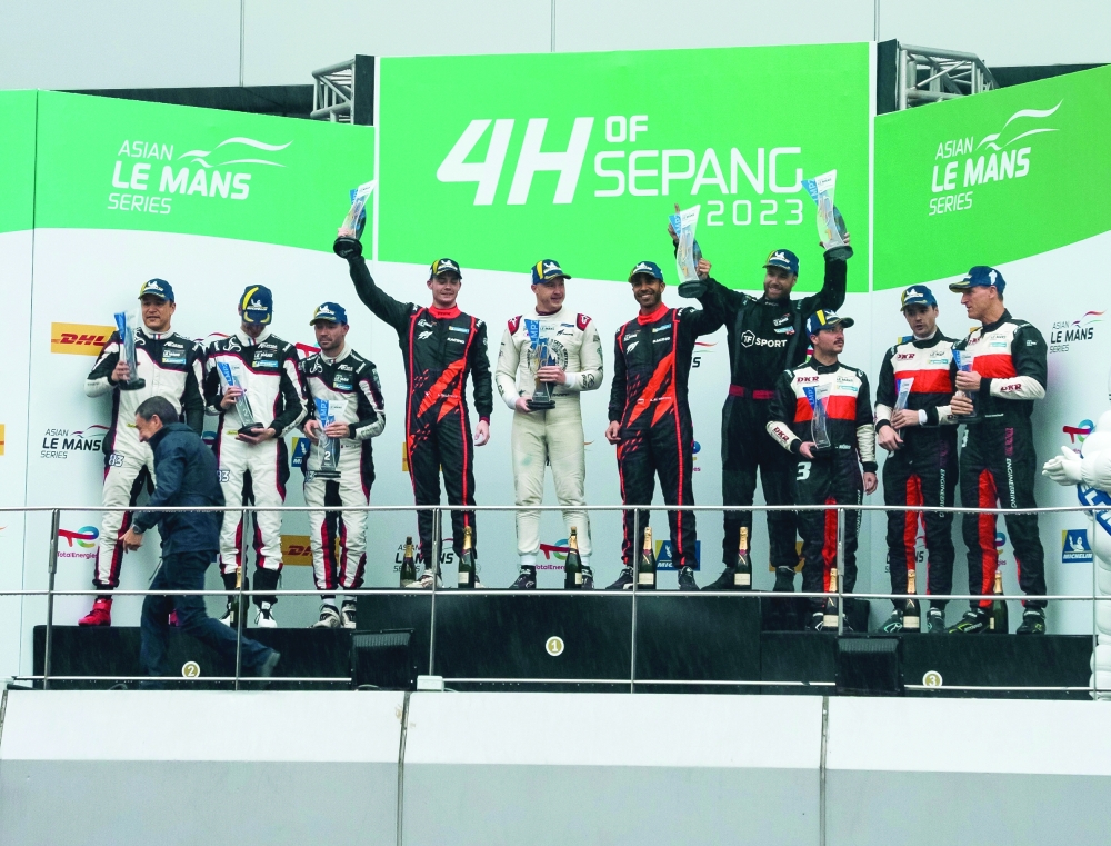 Asian Le Mans podium