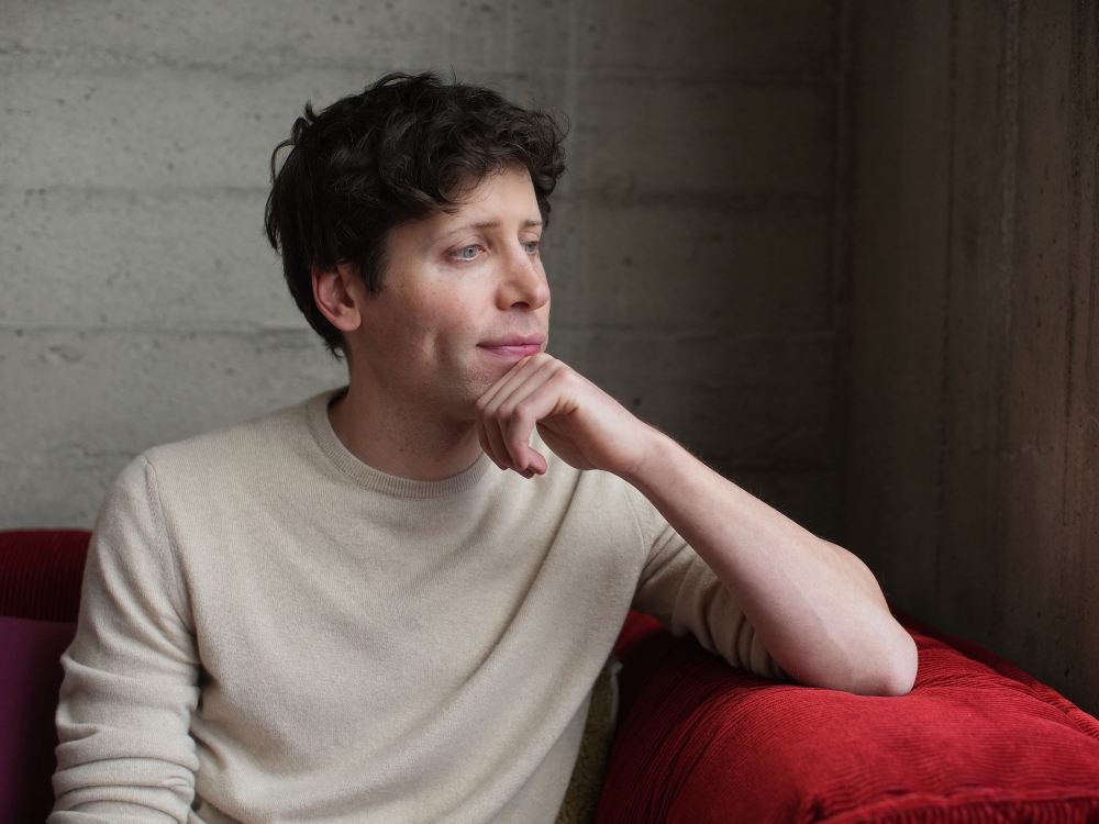 Sam Altman at OpenAI headquarters in San Francisco. — NYT file photo