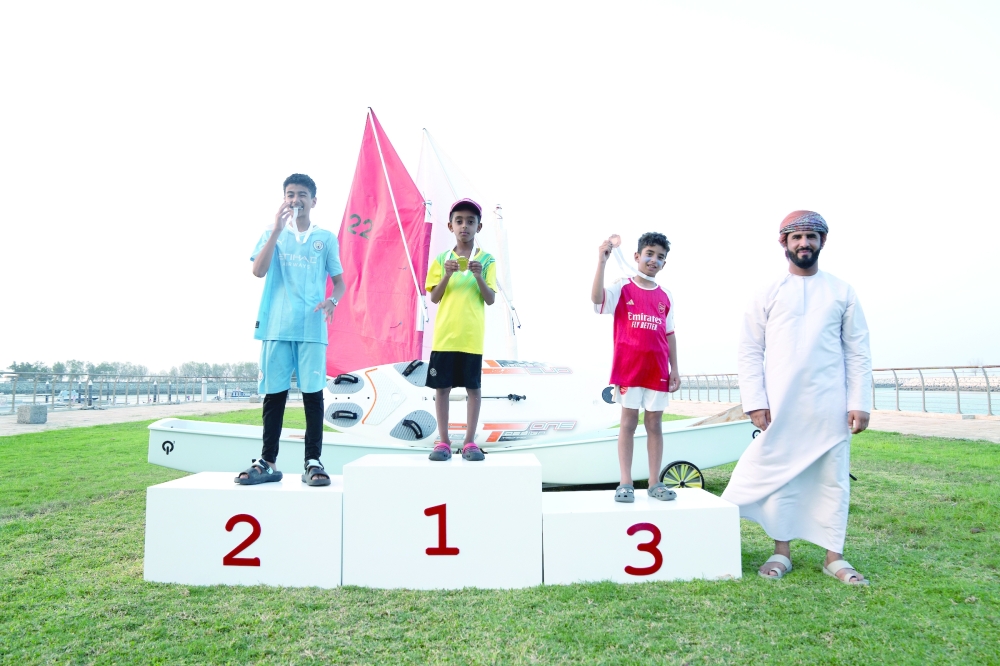Youth club crowning optimist race