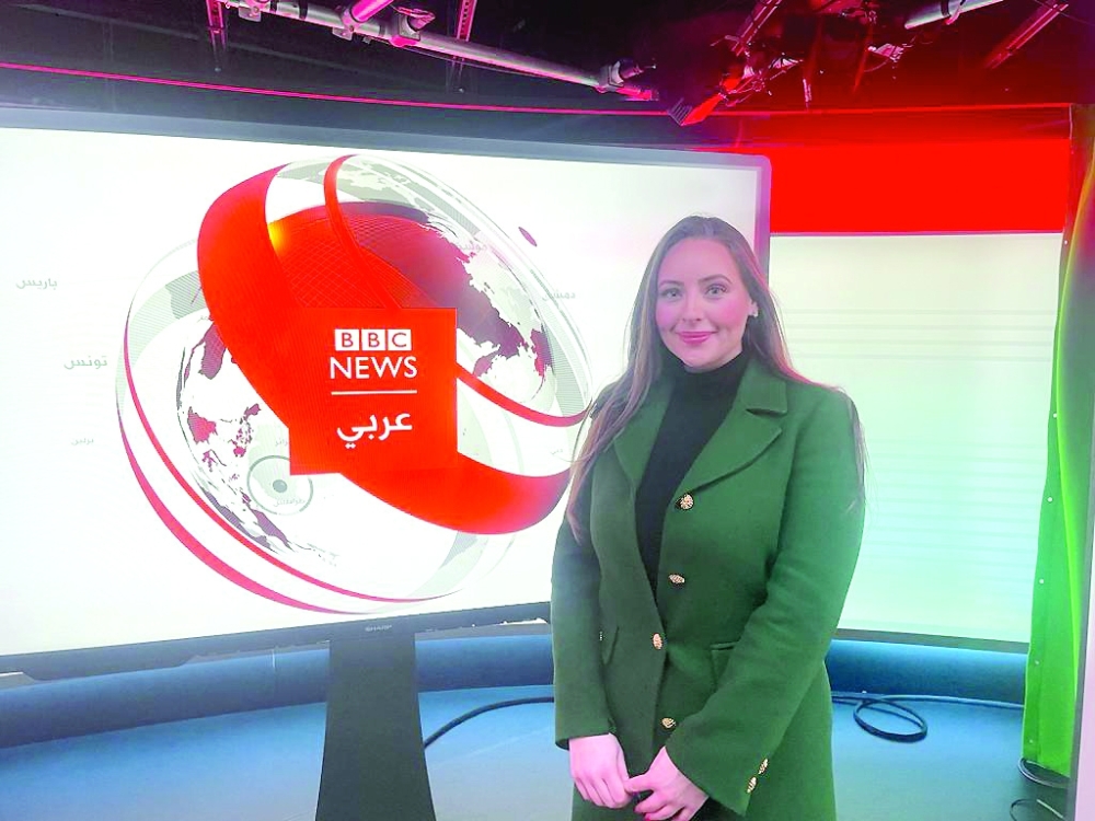 Cherie Davie at the BBC London studio