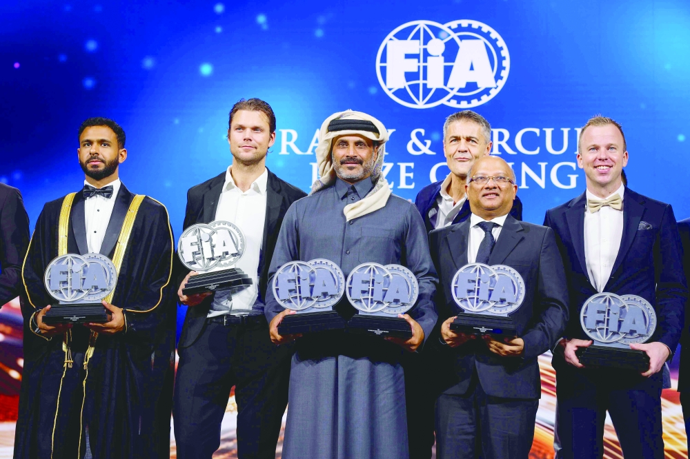 FIA rally awards at FIA ceremony in Baku